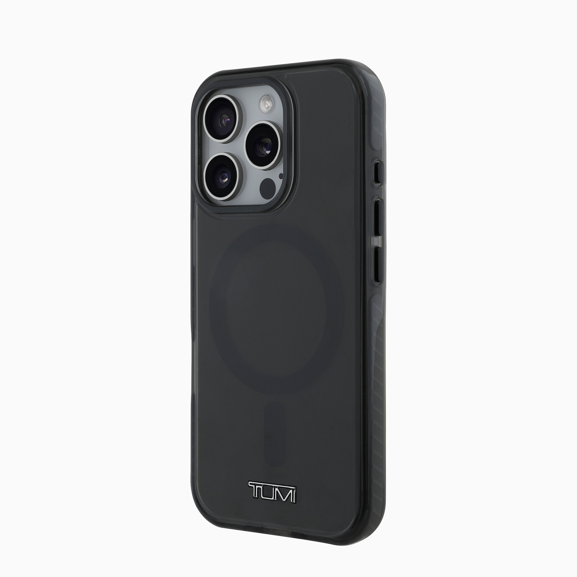 TUMI 透け感ブラックケース 耐衝撃 マット仕上げ