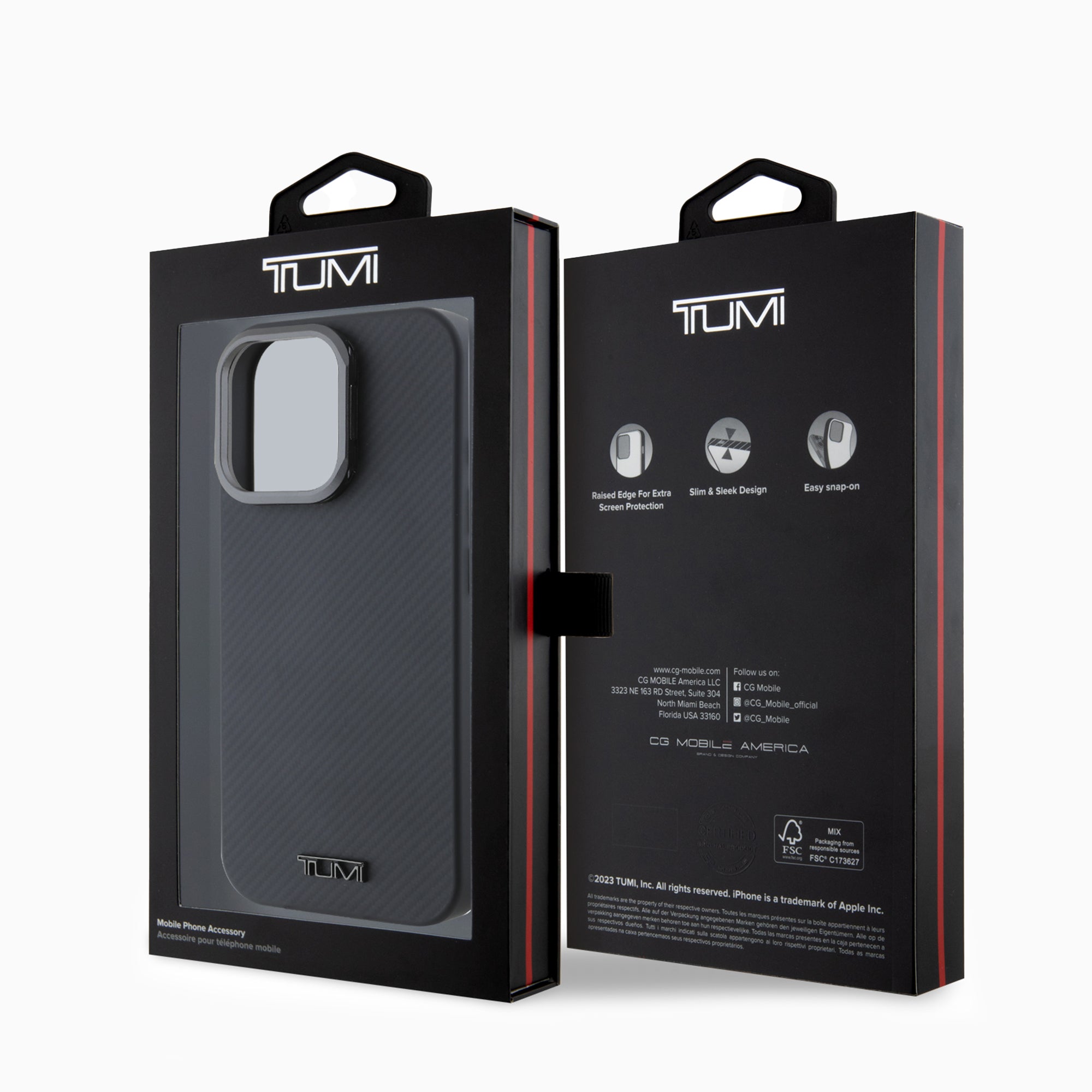 TUMI 超薄型 スタンド付きケース マットブラック