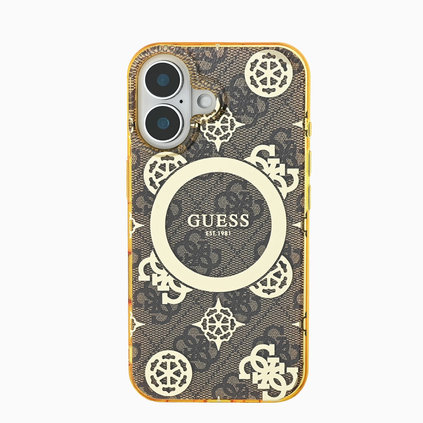 Guessスマホケース#カーラー_ブラウン