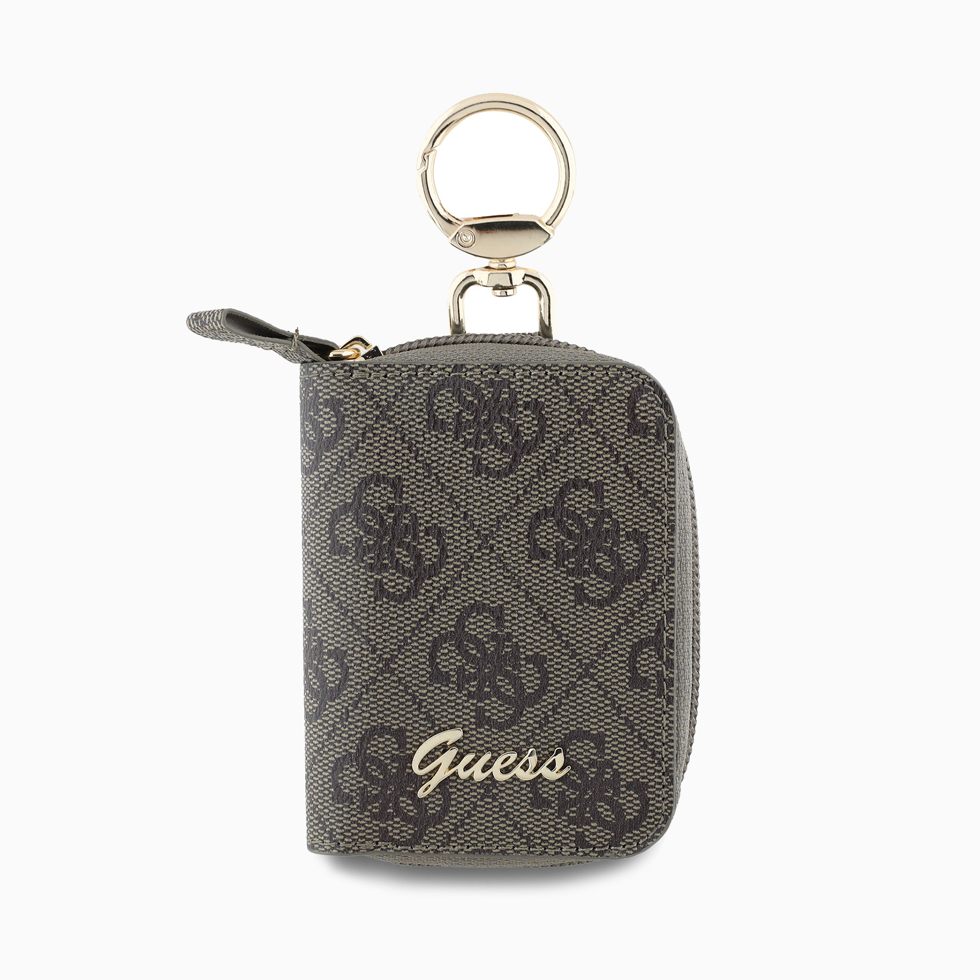 GUESS ケーブルポーチ#カーラー_ブラウン