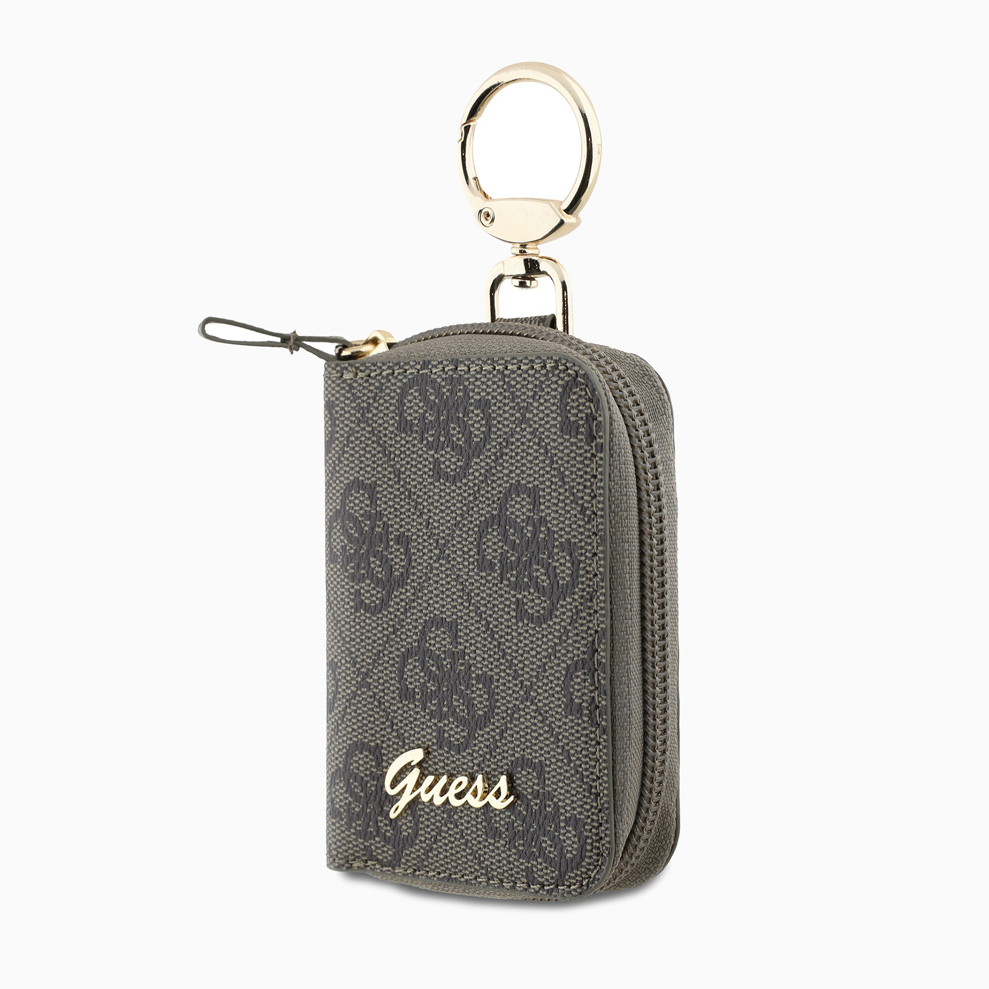 GUESS ケーブルポーチ#カーラー_ブラウン