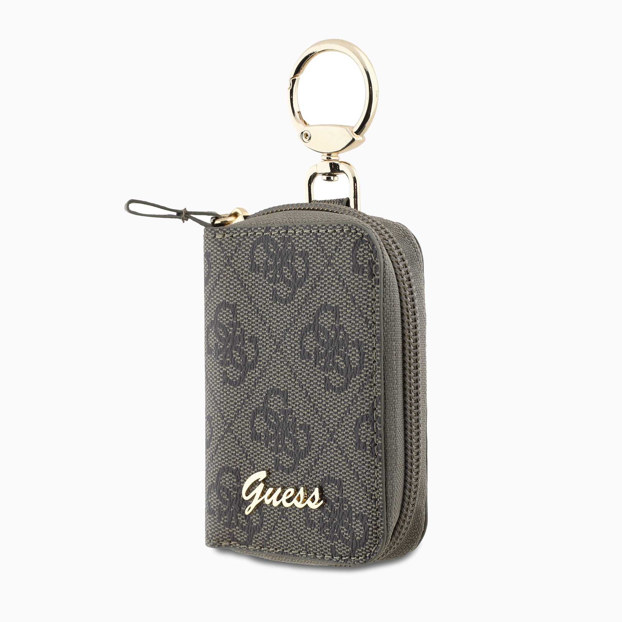 GUESS ケーブルポーチ#カーラー_ブラウン