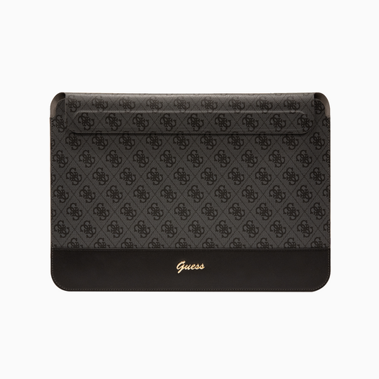 GUESS MacBook Air/Pro ケース PC収納バッグ 防水PUレザー ブラック