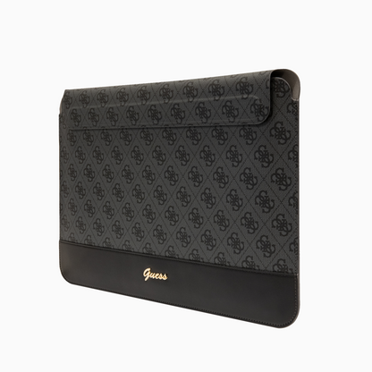 GUESS MacBook Air/Pro ケース PC収納バッグ 防水PUレザー ブラック