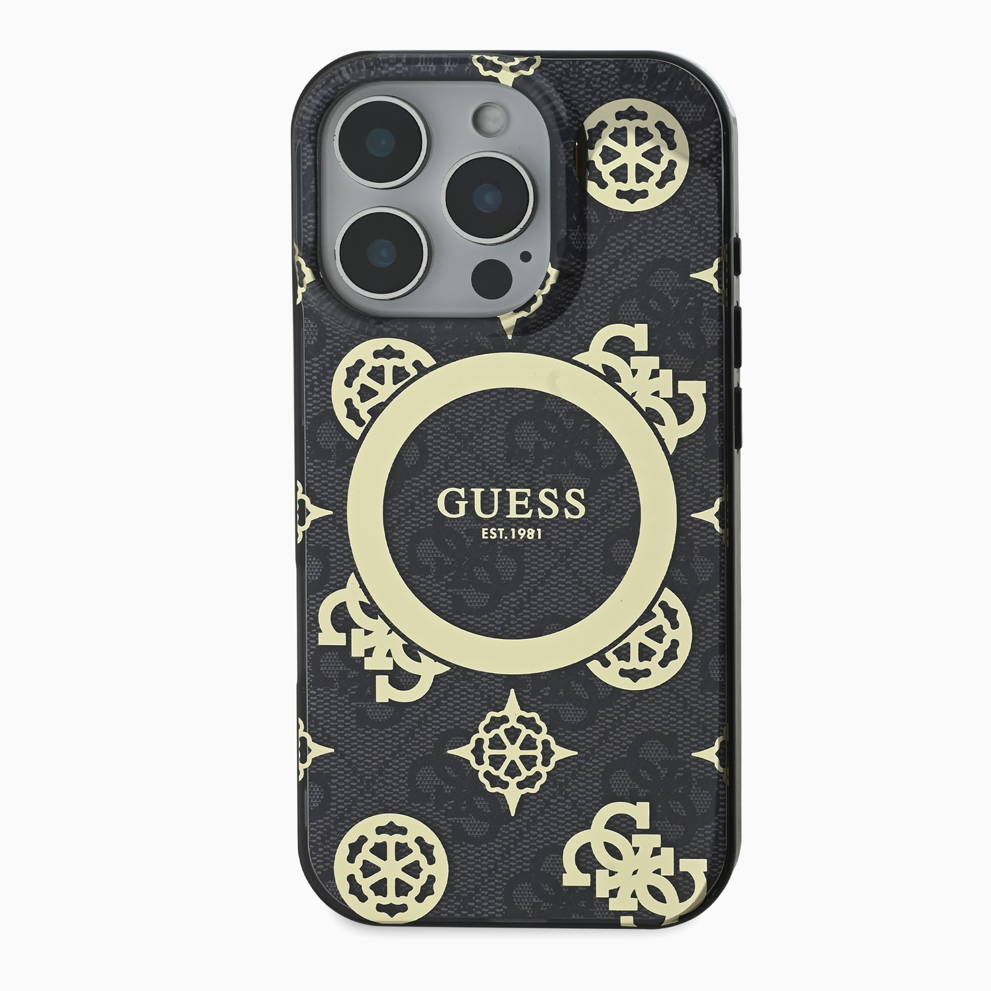 Guessスマホケース#カーラー_ブラック
