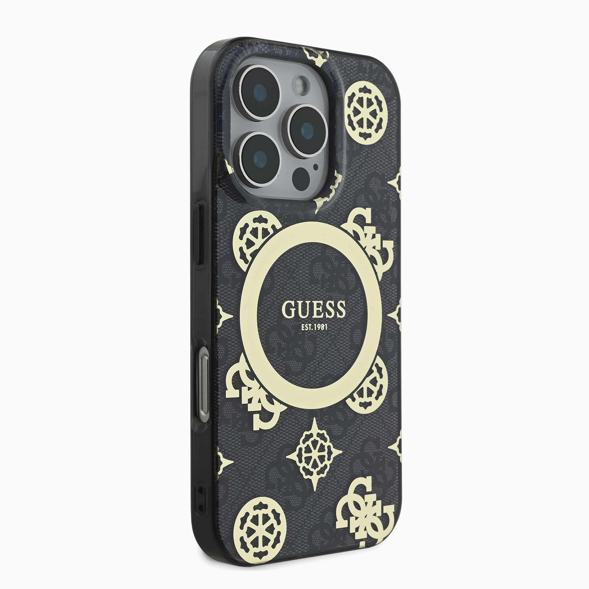 Guessスマホケース#カーラー_ブラック
