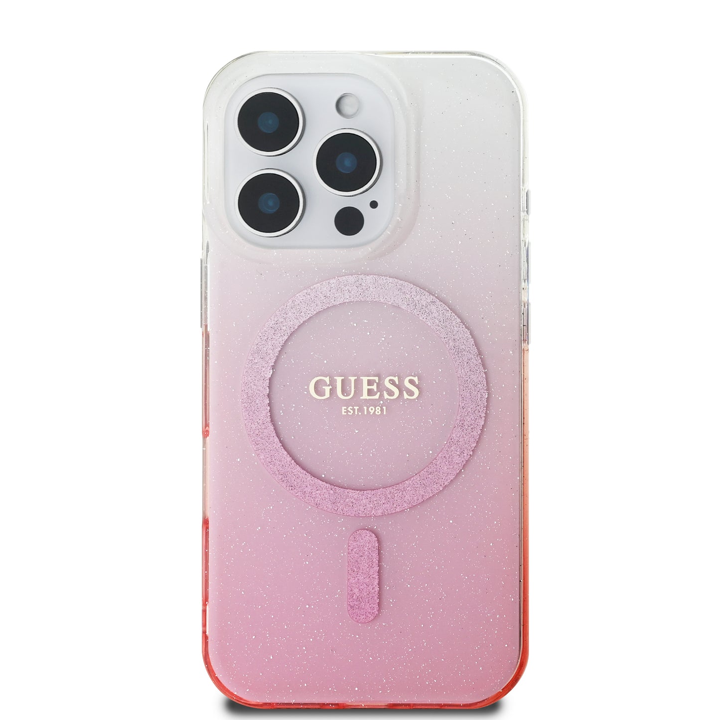 Guessスマホケース#カーラー_ローズピンク