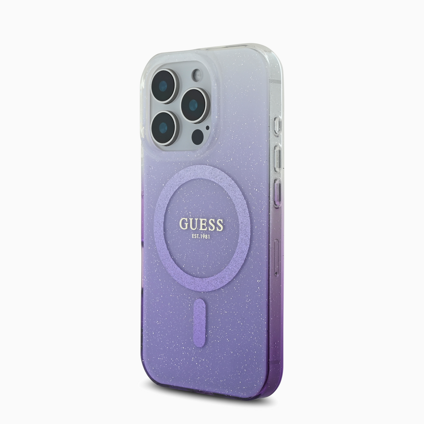 Guessスマホケース#カーラー_パープル