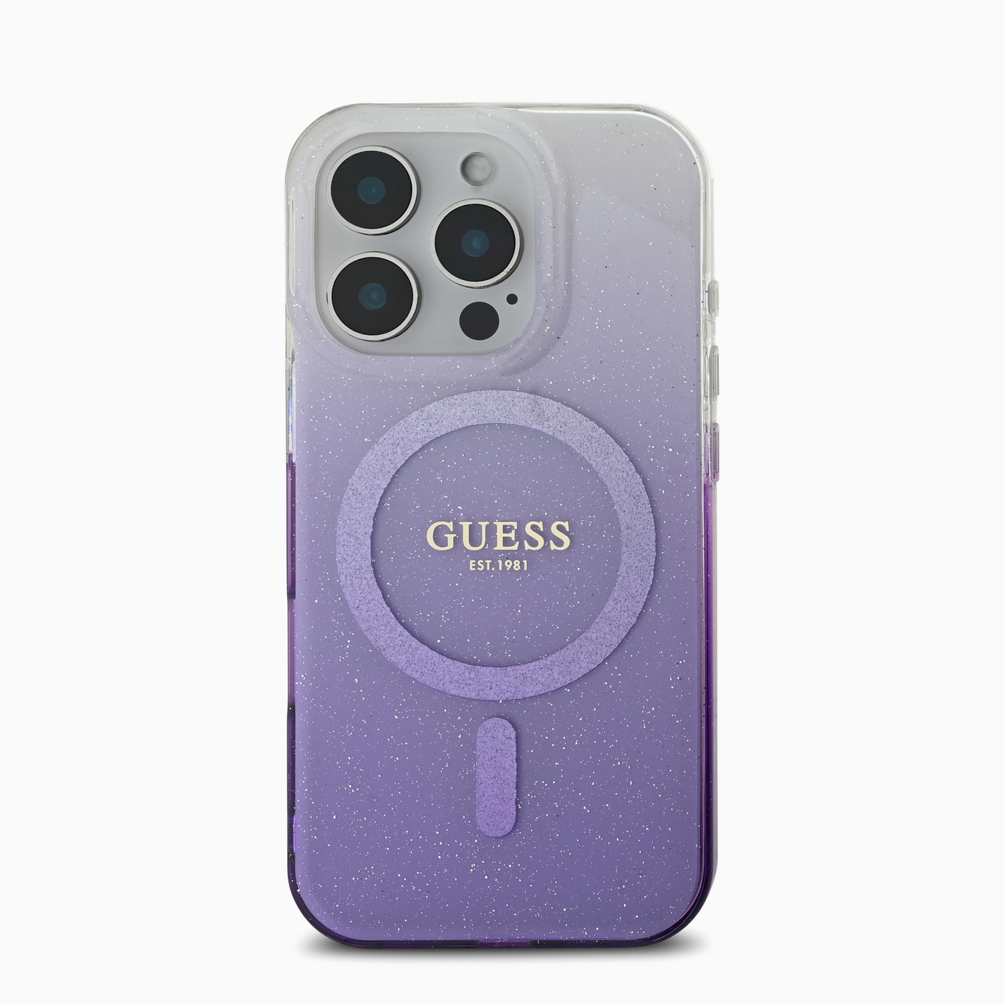 Guessスマホケース#カーラー_パープル