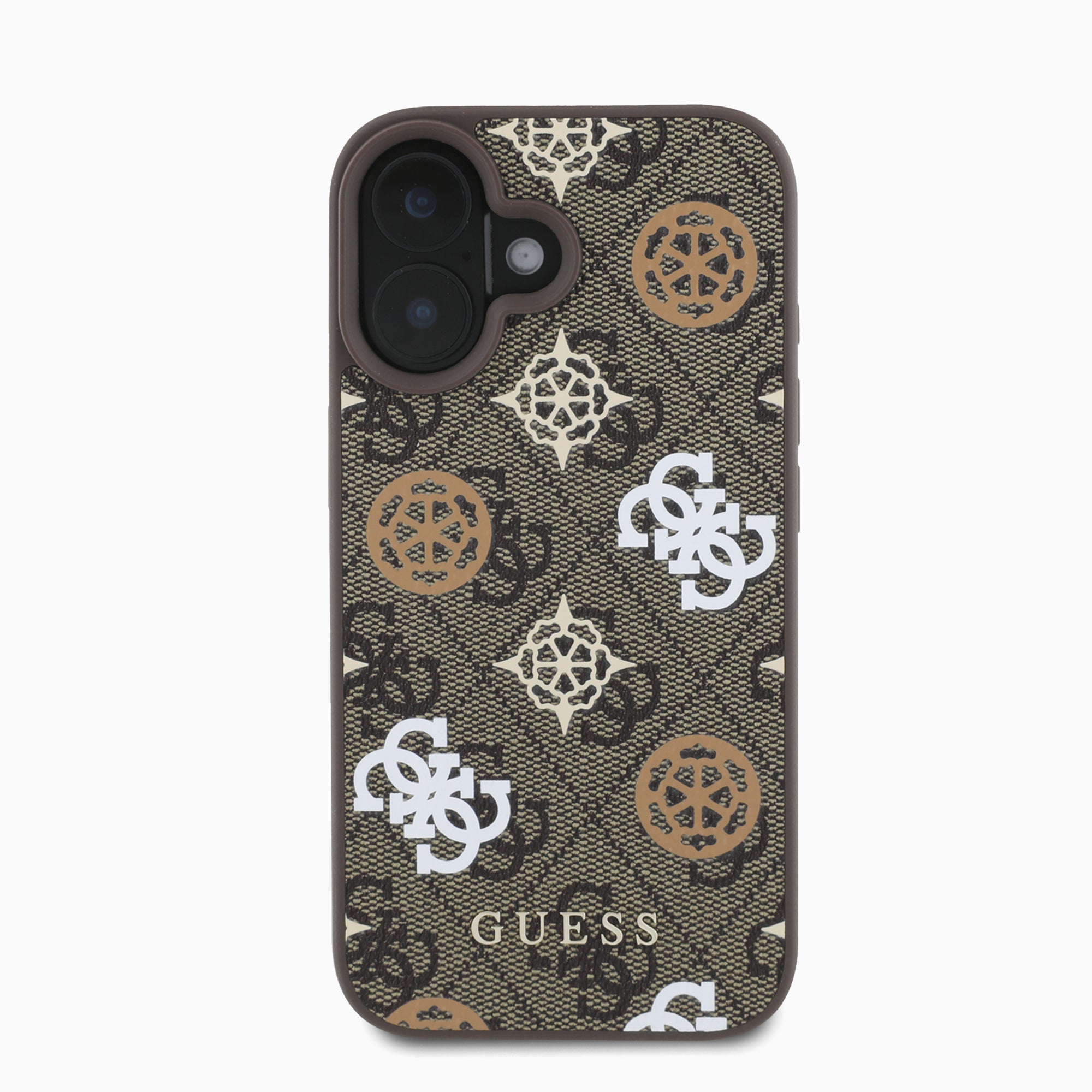 GUESS  PUレザー ケース ブラウン