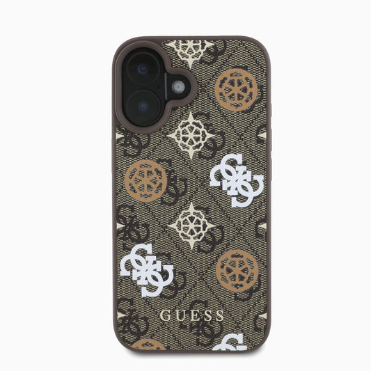 GUESS  PUレザー ケース ブラウン