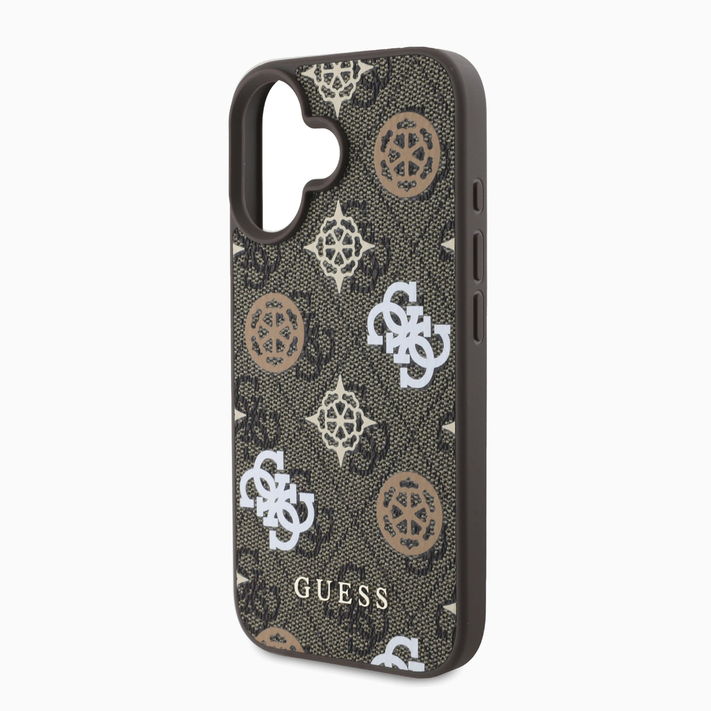 GUESS  PUレザー ケース ブラウン