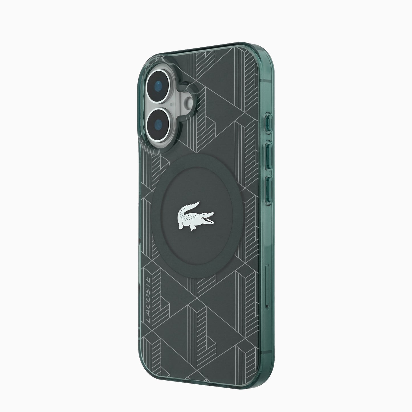 LACOSTEスマホケース#カーラー_ダークグリーン