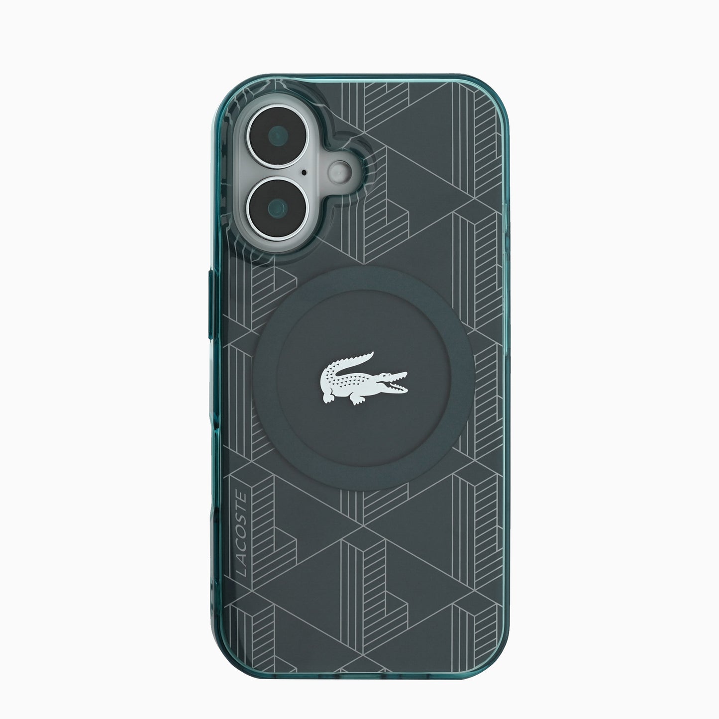 LACOSTEスマホケース#カーラー_ダークグリーン