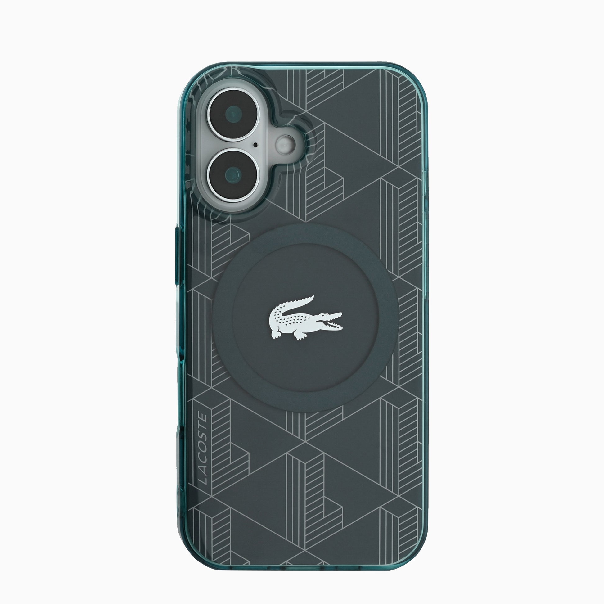 LACOSTEスマホケース#カーラー_ダークグリーン