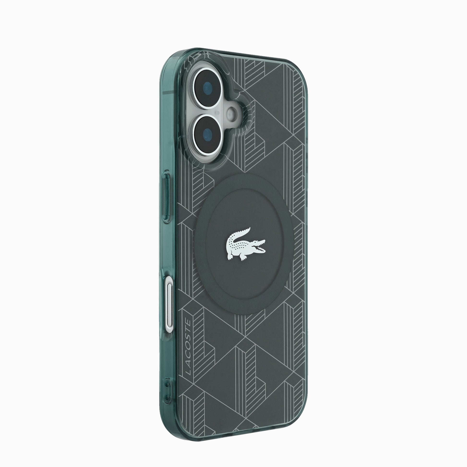 LACOSTEスマホケース#カーラー_ダークグリーン