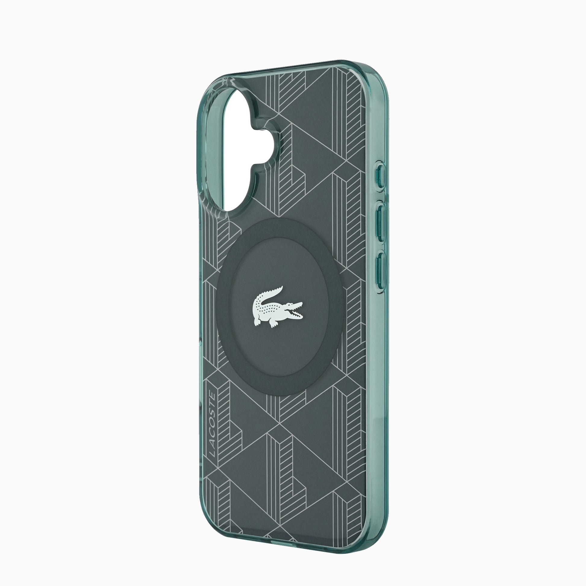 LACOSTEスマホケース#カーラー_ダークグリーン