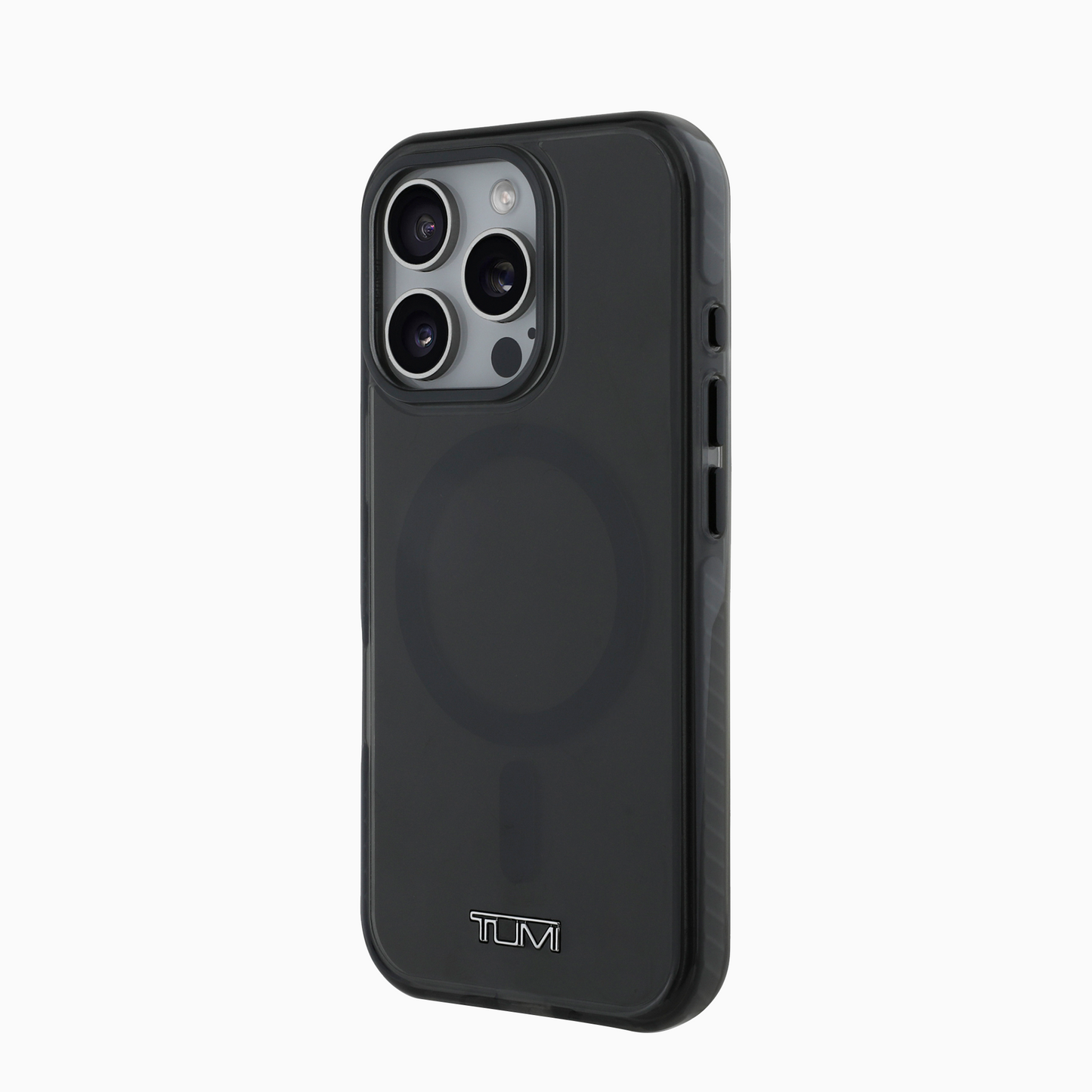 TUMI 透け感ブラックケース 耐衝撃 マット仕上げ