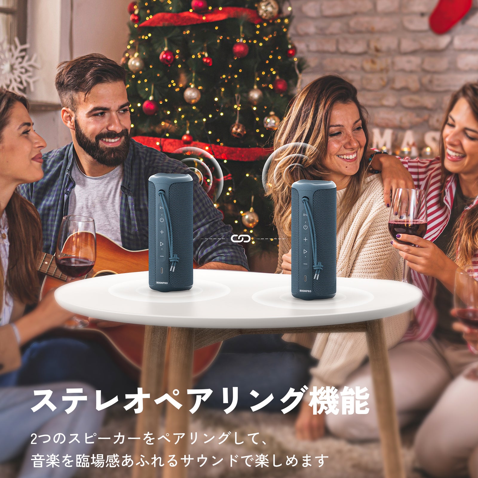 Bluetoothスピーカー#カーラー_ブルー